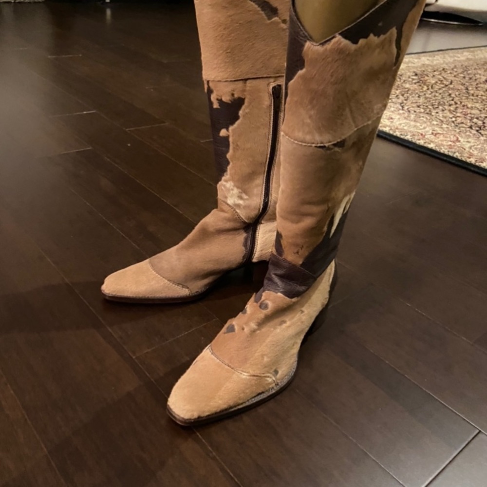 Natural Calf-Hair Women’s Boots